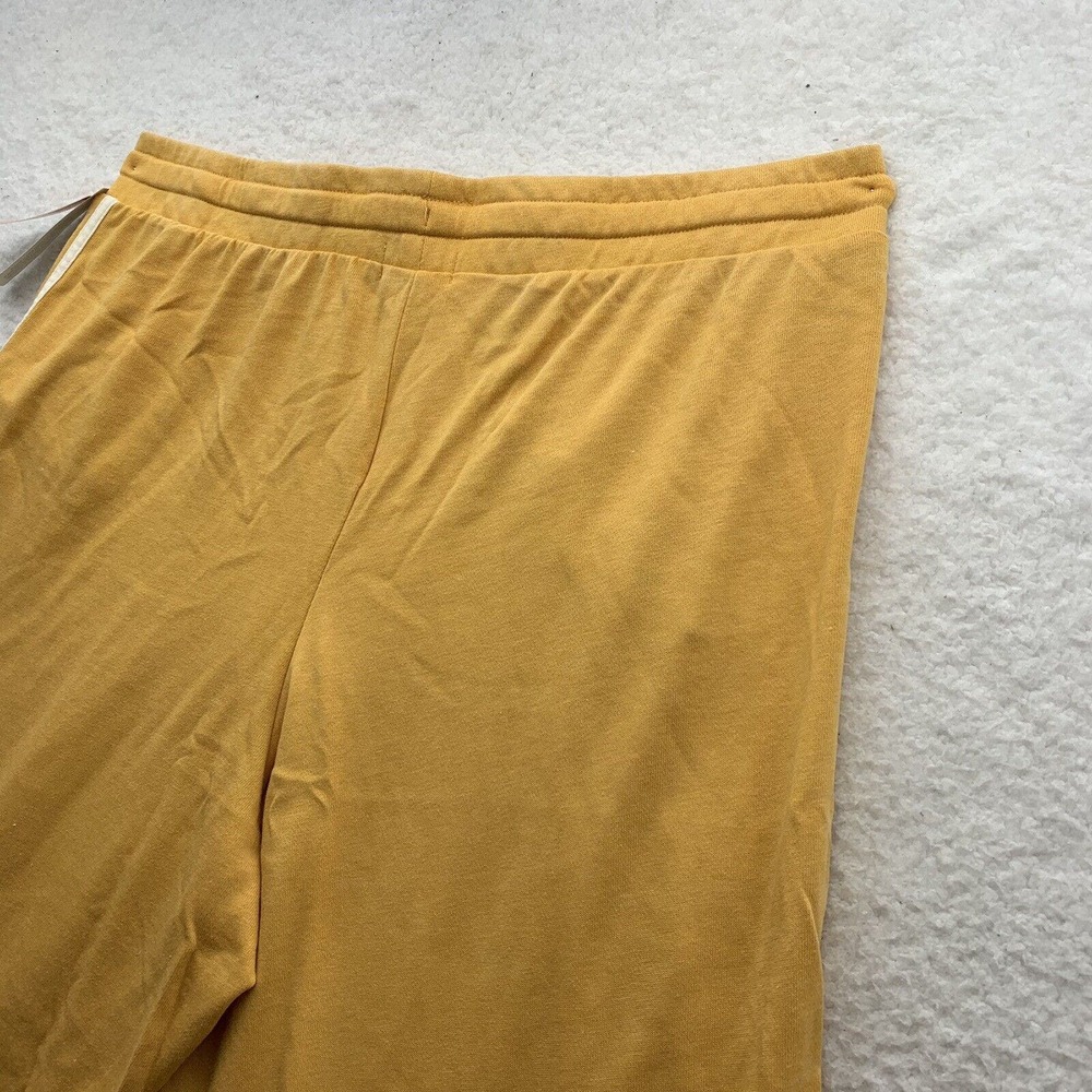 Colsie Joggers Womens 1X Plus French Terry Yellow Lounge Pant Drawstring Stretch - Picture 7 of 11